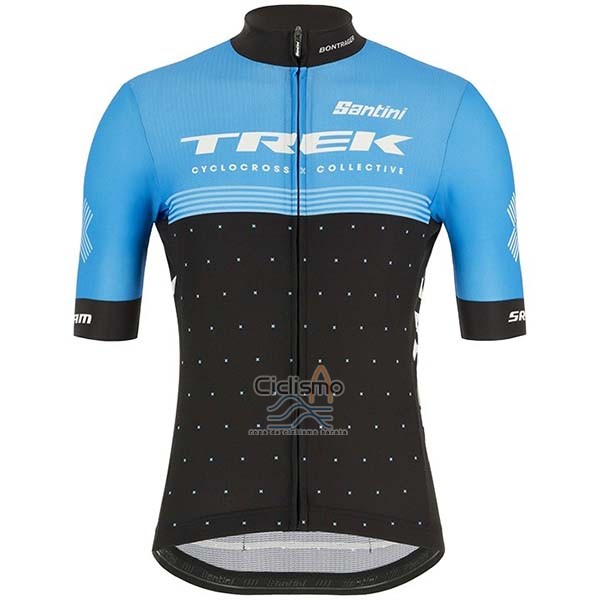Trek Ropa Ciclismo Culotte Corto 2020 Mangas Cortas Azul Negro